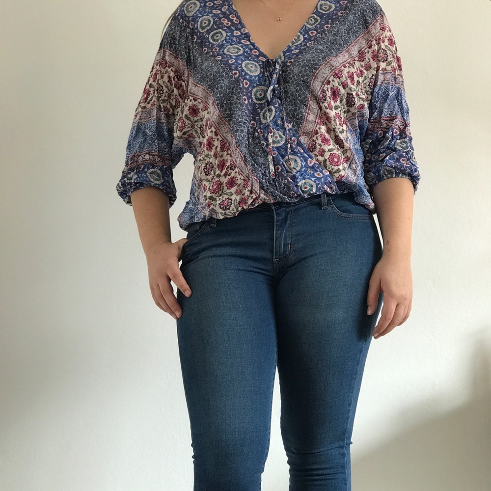 Patterned blouse - Picture 2 of 4